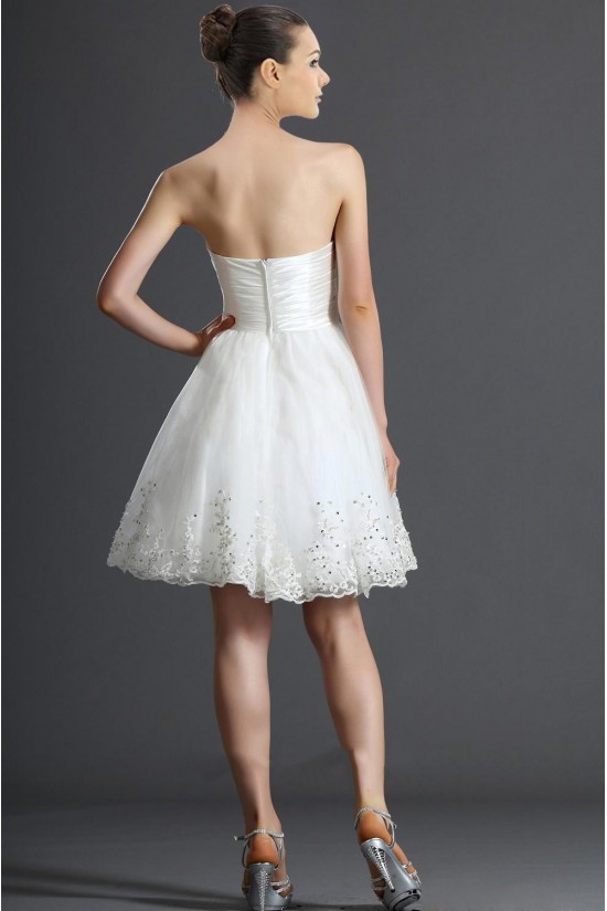 A-line Sweetheart Short Applique Bridal Wedding Dresses WD010325 A-line Sweetheart Short Applique Bridal Wedding Dresses WD010325