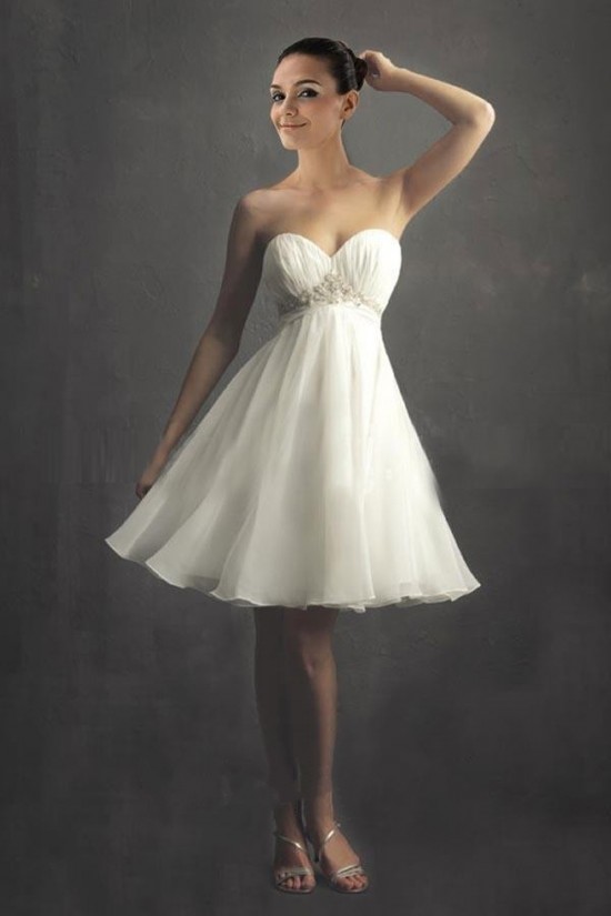 A-line Sweetheart Short Bridal Wedding Dresses WD010329 A-line Sweetheart Short Bridal Wedding Dresses WD010329