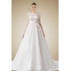 A-line Half Sleeves Lace Bridal Wedding Dresses WD010330 A-line Half Sleeves Lace Bridal Wedding Dresses WD010330