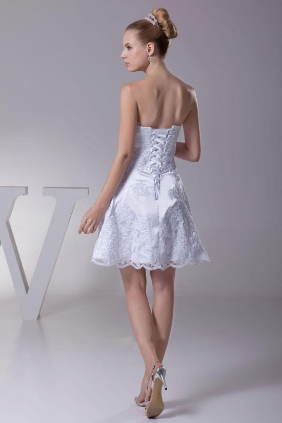 A-line Short/Mini Bridal Wedding Dresses WD010334 A-line Short/Mini Bridal Wedding Dresses WD010334