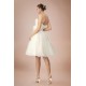 A-line Strapless Short Bridal Wedding Dresses WD010342