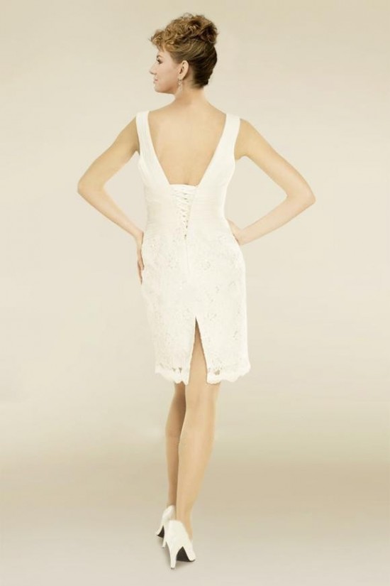 Short V-neck Bridal Wedding Dresses WD010343 Short V-neck Bridal Wedding Dresses WD010343