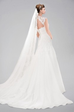 A-line Sweetheart Straps Lace Bridal Wedding Dresses WD010347
