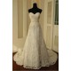 A-line Sweetheart Court Train Lace Bridal Wedding Dresses WD010357