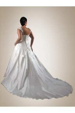 A-line Straps Lace Plus Sizes Bridal Wedding Dresses WD010367