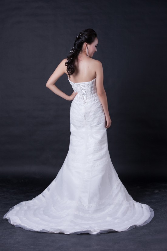 A-line Strapless Bridal Wedding Dresses WD010386 A-line Strapless Bridal Wedding Dresses WD010386