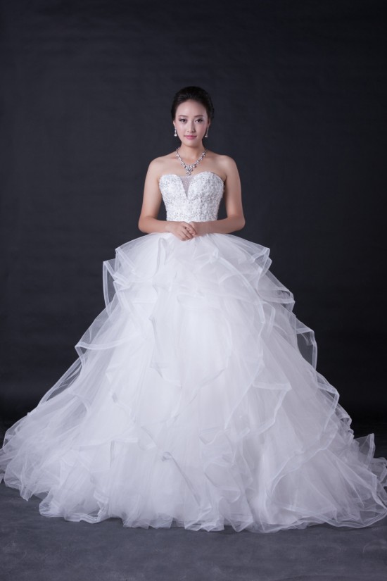 Ball Gown Sweetheart Beaded Bridal Wedding Dresses WD010389 Ball Gown Sweetheart Beaded Bridal Wedding Dresses WD010389