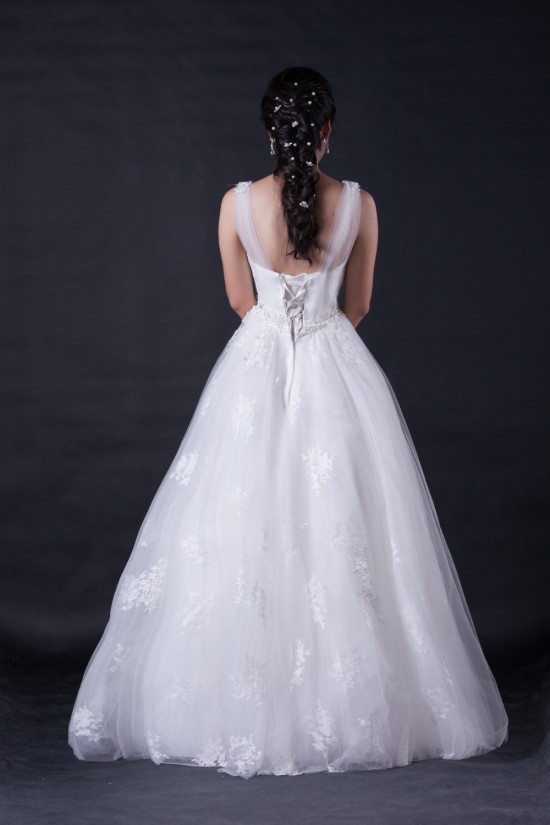 Ball Gown V-neck Lace Appliques Bridal Wedding Dresses WD010392 Ball Gown V-neck Lace Appliques Bridal Wedding Dresses WD010392