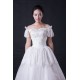 Ball Gown Off the Shoulder Beaded Lace Bridal Wedding Dresses WD010394
