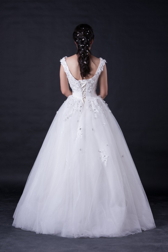 Ball Gown Off the Shoulder Beaded Bridal Wedding Dresses WD010395 Ball Gown Off the Shoulder Beaded Bridal Wedding Dresses WD010395