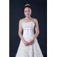 A-line Strapless Beaded Flowers Bridal Wedding Dresses WD010404 A-line Strapless Beaded Flowers Bridal Wedding Dresses WD010404