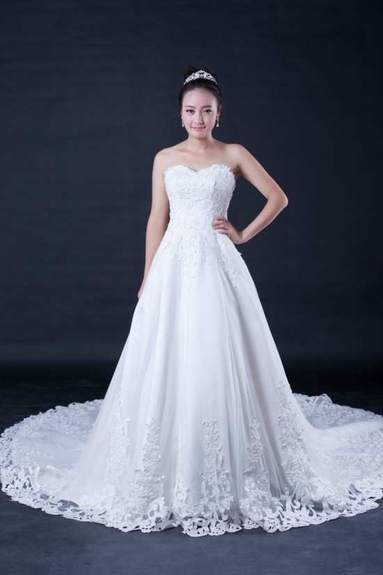 A-line Sweetheart Lace Bridal Wedding Dresses WD010406 A-line Sweetheart Lace Bridal Wedding Dresses WD010406