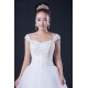 Ball Gown Off the Shoulder Beaded Lace Bridal Wedding Dresses WD010408