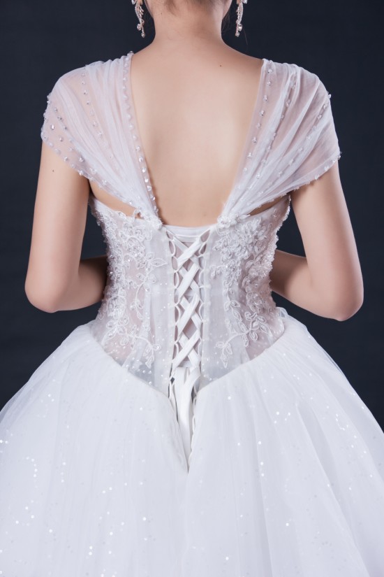 Ball Gown Beaded Lace Bridal Wedding Dresses WD010412 Ball Gown Beaded Lace Bridal Wedding Dresses WD010412