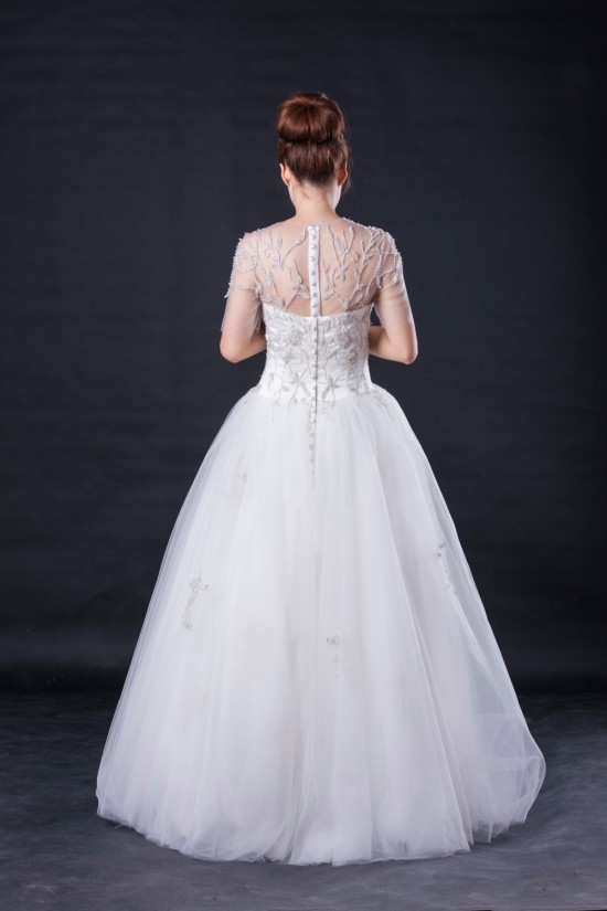 Ball Gown Beaded Bridal Wedding Dresses WD010417 Ball Gown Beaded Bridal Wedding Dresses WD010417
