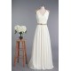 Sheath/Column V-neck Beaded Chiffon Bridal Wedding Dresses WD010420 Sheath/Column V-neck Beaded Chiffon Bridal Wedding Dresses WD010420