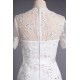 Sheath Short V-neck Short Sleeves Beaded Lace Bridal Wedding Dresses WD010421 Sheath Short V-neck Short Sleeves Beaded Lace Bridal Wedding Dresses WD010421