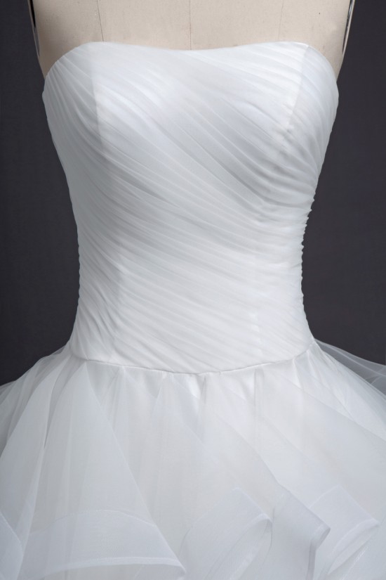 Ball Gown Strapless Chapel Train Bridal Wedding Dresses WD010423 Ball Gown Strapless Chapel Train Bridal Wedding Dresses WD010423