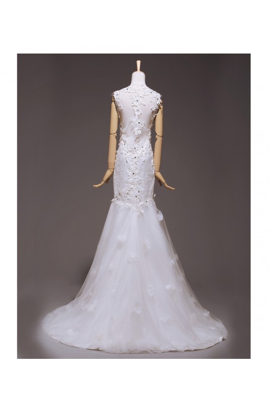 Trumpet/Mermaid Beaded Lace Bridal Gown Wedding Dress WD010431 Trumpet/Mermaid Beaded Lace Bridal Gown Wedding Dress WD010431