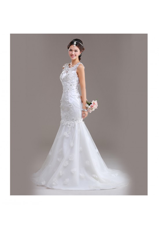 Trumpet/Mermaid Beaded Lace Bridal Gown Wedding Dress WD010431 Trumpet/Mermaid Beaded Lace Bridal Gown Wedding Dress WD010431