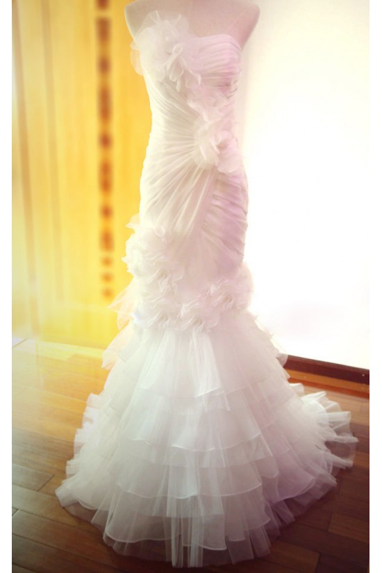 Trumpet/Mermaid Strapless Bridal Gown Wedding Dress WD010450 Trumpet/Mermaid Strapless Bridal Gown Wedding Dress WD010450