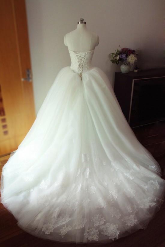 Ball Gown Strapless Bridal Gown Wedding Dress WD010454 Ball Gown Strapless Bridal Gown Wedding Dress WD010454