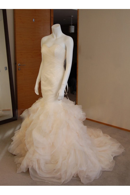 Trumpet/Mermaid Sweetheart Bridal Gown Wedding Dress WD010461