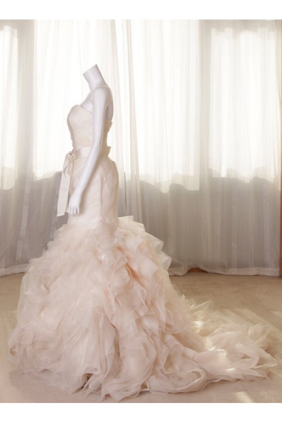 Trumpet/Mermaid Sweetheart Bridal Gown Wedding Dress WD010461