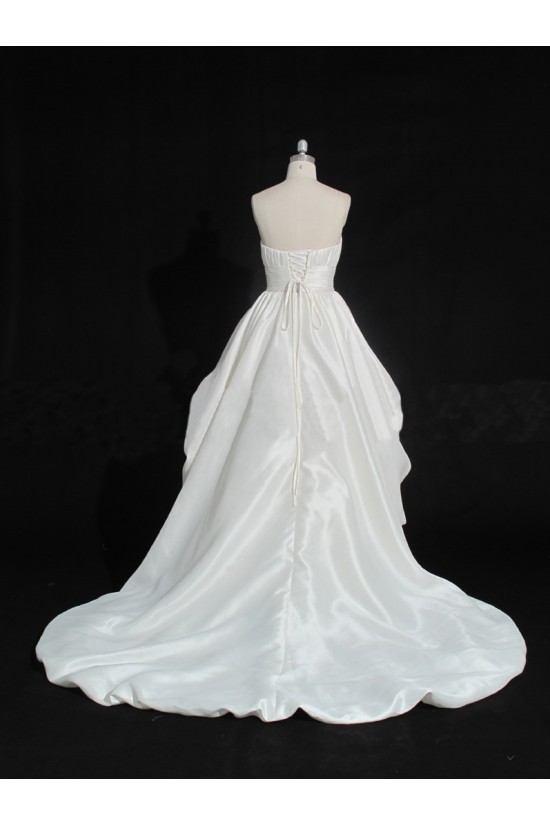High Low Bowknot Bridal Gown Wedding Dress WD010474 High Low Bowknot Bridal Gown Wedding Dress WD010474