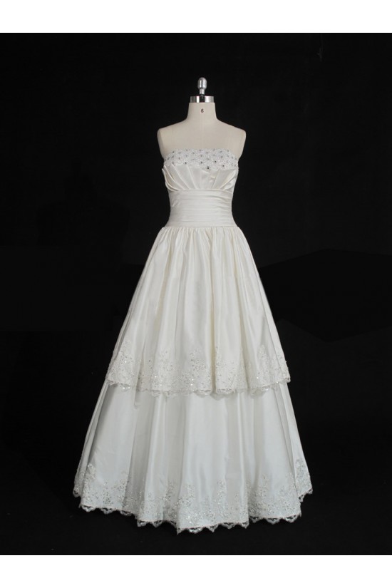 Ball Gown Beaded Lace Bridal Gown Wedding Dress WD010489