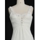Sheath/Column Beaded Chiffon Bridal Gown Wedding Dress WD010490