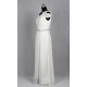 Sheath/Column Beaded One Shoulder Chiffon Bridal Gown Wedding Dress WD010493