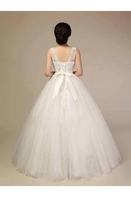 Ball Gown V-neck Lace Beaded Bridal Wedding Dresses WD010506 Ball Gown V-neck Lace Beaded Bridal Wedding Dresses WD010506