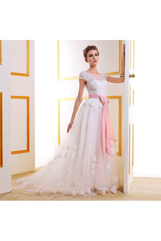 A-line Lace Bridal Wedding Dresses WD010511