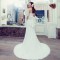 Sheath/Column Lace and Chiffon Bridal Wedding Dresses WD010513