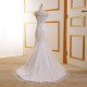 Trumpet/Mermaid Beaded Lace Bridal Wedding Dresses WD010514