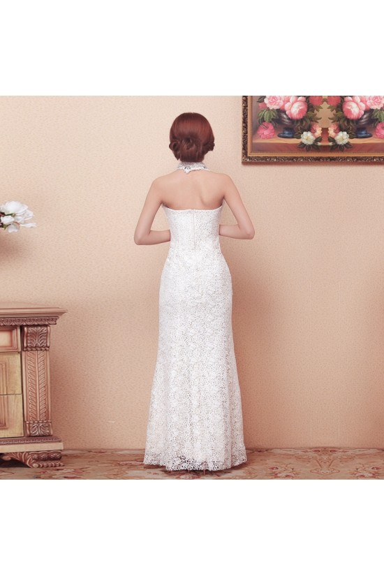 Trumpet/Mermaid Halter Lace Bridal Wedding Dresses WD010515 Trumpet/Mermaid Halter Lace Bridal Wedding Dresses WD010515