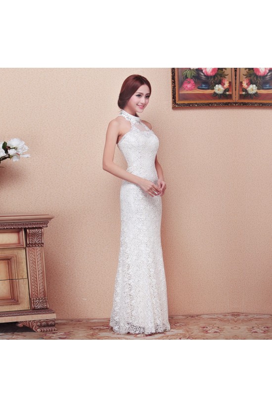 Trumpet/Mermaid Halter Lace Bridal Wedding Dresses WD010515 Trumpet/Mermaid Halter Lace Bridal Wedding Dresses WD010515