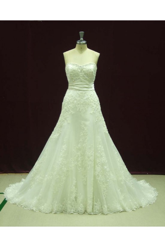 A-line Sweetheart Lace Bridal Wedding Dresses WD010541 A-line Sweetheart Lace Bridal Wedding Dresses WD010541