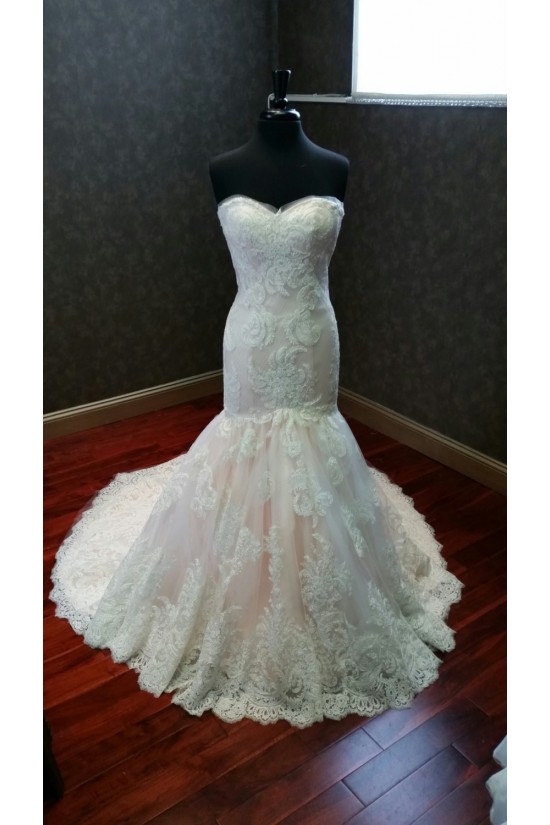 Trumpet/Mermaid Sweetheart Lace Bridal Wedding Dresses WD010544 Trumpet/Mermaid Sweetheart Lace Bridal Wedding Dresses WD010544