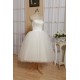Ball Gown Short Sweetheart Satin and Tulle Bridal Wedding Dresses WD010547