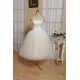 Ball Gown Short Sweetheart Satin and Tulle Bridal Wedding Dresses WD010547