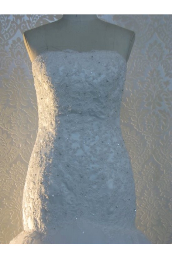 Trumpet/Mermaid Strapless Lace Bridal Wedding Dresses WD010548 Trumpet/Mermaid Strapless Lace Bridal Wedding Dresses WD010548