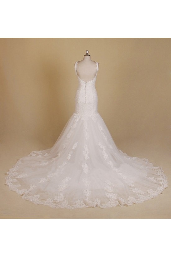 Trumpet/Mermaid Straps Lace Bridal Wedding Dresses WD010551 Trumpet/Mermaid Straps Lace Bridal Wedding Dresses WD010551