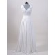 A-line V-neck Chiffon and Lace Bridal Wedding Dresses WD010555 A-line V-neck Chiffon and Lace Bridal Wedding Dresses WD010555