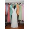 Elegant V-neck Cap Sleeves Chiffon and Lace Bridal Wedding Dresses WD010558