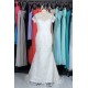 Trumpet/Mermaid V-neck Short Sleeves Lace Bridal Wedding Dresses WD010571 Trumpet/Mermaid V-neck Short Sleeves Lace Bridal Wedding Dresses WD010571