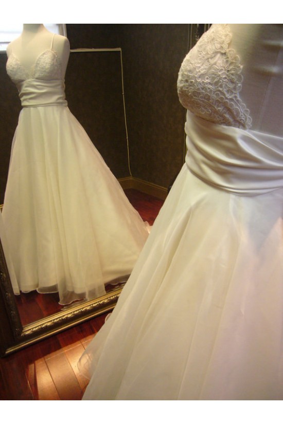 A-line Spaghetti Strap Lace Bridal Wedding Dresses WD010590 A-line Spaghetti Strap Lace Bridal Wedding Dresses WD010590