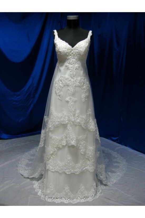 A-line Straps Lace Bridal Wedding Dresses WD010597 A-line Straps Lace Bridal Wedding Dresses WD010597