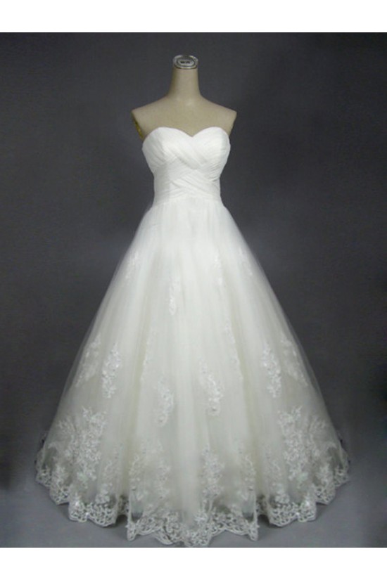 A-line Sweetheart Lace Bridal Wedding Dresses WD010603 A-line Sweetheart Lace Bridal Wedding Dresses WD010603